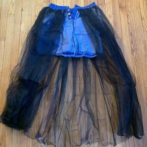 Brand New Tulle Denim Skirt
